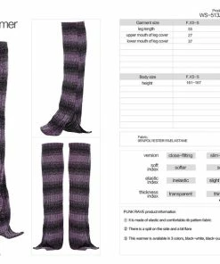 New Arrivals Punk Rave Nikita Leg Warmers - Violet 18 New Arrivals Punk Rave Nikita Leg Warmers - Violet