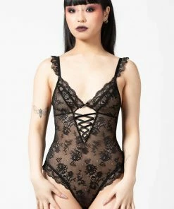 Killstar Sabelina Lace Bodysuit Ladies