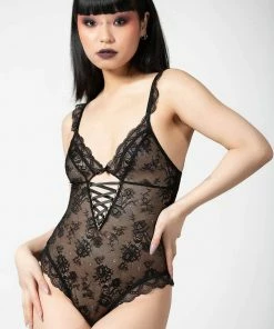 Killstar Sabelina Lace Bodysuit Ladies