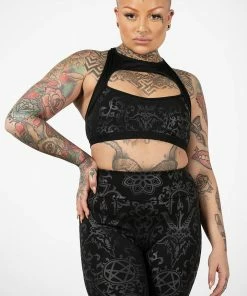 Killstar Searchlight Sports Bra