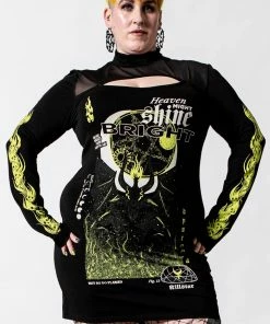 Ladies Killstar Shine Bright Keyhole Dress