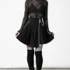 Killstar Space Wave Mini Skirt Ladies