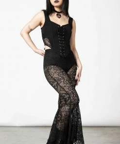 Killstar Spectral Lure Bell Bottoms Ladies 12 Killstar Spectral Lure Bell Bottoms Ladies