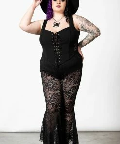 Killstar Spectral Lure Bell Bottoms Ladies 17 Killstar Spectral Lure Bell Bottoms Ladies