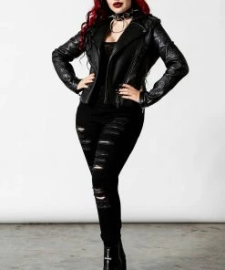 Ladies Killstar Starchild Biker Jacket 11 Ladies Killstar Starchild Biker Jacket