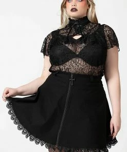 Ladies Killstar Sylvia Lace Top