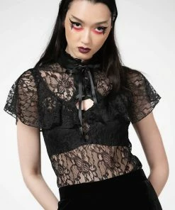 Ladies Killstar Sylvia Lace Top