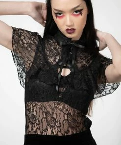 Ladies Killstar Sylvia Lace Top