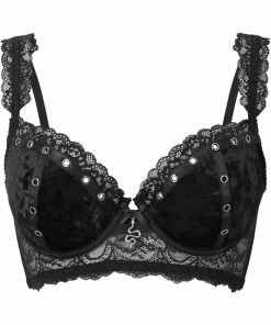 Accessories Killstar Sacred Spirits Velvet Bralet Black 11 Accessories Killstar Sacred Spirits Velvet Bralet Black
