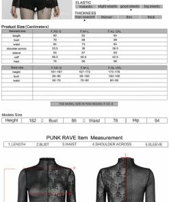 Punk Rave Syble Top - Black