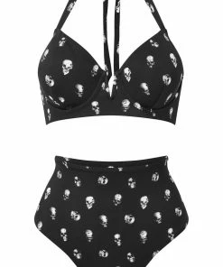 Killstar Skulls 2-Piece Swimsuit Ladies