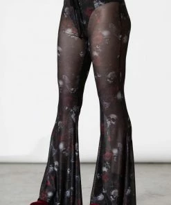 Killstar Spirala Mesh Bell Bottoms New Arrivals