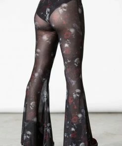 Killstar Spirala Mesh Bell Bottoms New Arrivals