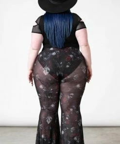 Killstar Spirala Mesh Bell Bottoms New Arrivals