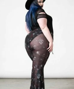Killstar Spirala Mesh Bell Bottoms New Arrivals