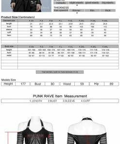 Punk Rave Velika Crop Top Ladies