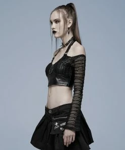 Punk Rave Velika Crop Top Ladies