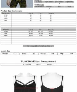 Punk Rave Edana Vest Top Ladies