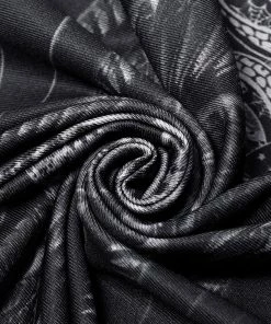 Punk Rave Inclementia Top Black / Gray Ladies