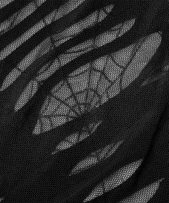 Ladies Punk Rave Jocasta Vest Black