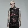 Punk Rave Vesper Sleeveless T-Shirt Black / Red