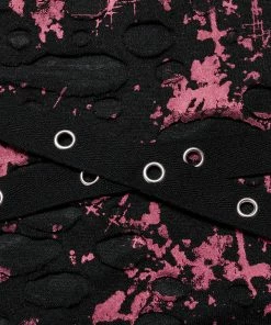 Punk Rave Vesper Sleeveless T-Shirt Black / Red