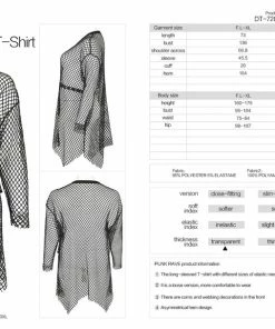 New Arrivals Punk Rave Harlow Mesh Top