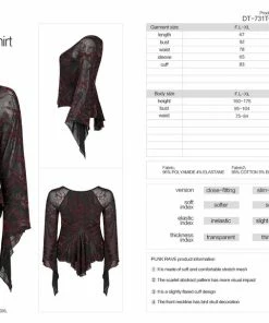 Punk Rave Blazed Mesh Top