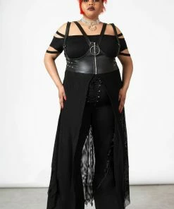Ladies Killstar Termenta Underbust Duster