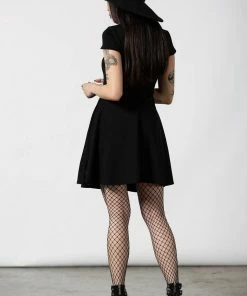 Ladies Killstar Tied Up Skater Dress