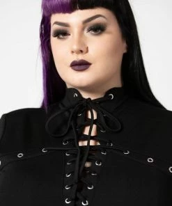 Ladies Killstar Tied Up Skater Dress