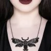 Killstar Tinea Morte Necklace - Silver Accessories