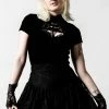 Ladies Killstar To Die For Lace Skirt Black