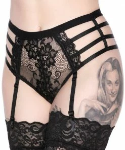 Accessories Killstar Tortured Souls Panty Black