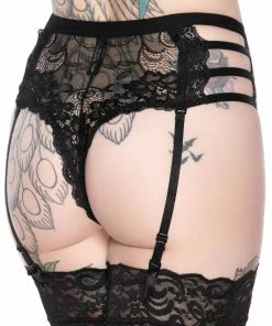 Accessories Killstar Tortured Souls Panty Black