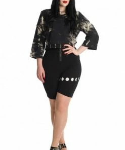 Banned Apparel Banned Moonphase Shorts Ladies