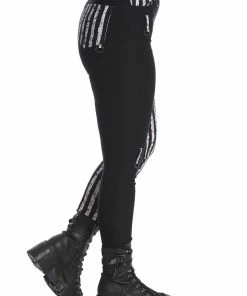 Banned Apparel Banned Spooky Night Walks Half And Half Trousers