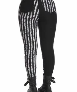 Banned Apparel Banned Spooky Night Walks Half And Half Trousers