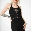 Killstar Tristania Maxi Halter Dress
