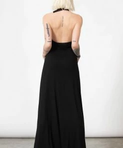 Killstar Tristania Maxi Halter Dress
