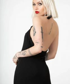 Killstar Tristania Maxi Halter Dress