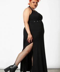 Killstar Tristania Maxi Halter Dress