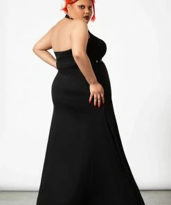 Killstar Tristania Maxi Halter Dress