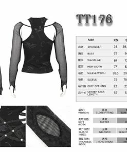 Devil Fashion Zenia Mesh Long Sleeve Top 22 Devil Fashion Zenia Mesh Long Sleeve Top