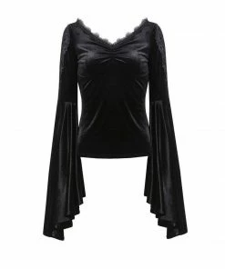 Ladies Dark In Love Violet Black Velvet Top 15 Ladies Dark In Love Violet Black Velvet Top