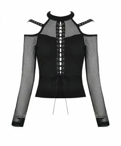 Dark In Love Sarai Cold Shoulder Top Ladies