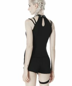 Ladies Dark In Love Enya Pentagram Top