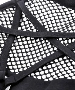 Ladies Dark In Love Enya Pentagram Top