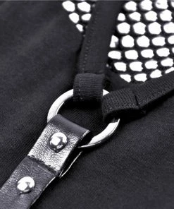 Ladies Dark In Love Enya Pentagram Top