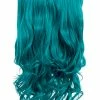 Gothic Attitude New Arrivals Teal Blue Curly 20" Weft Hair Extensions